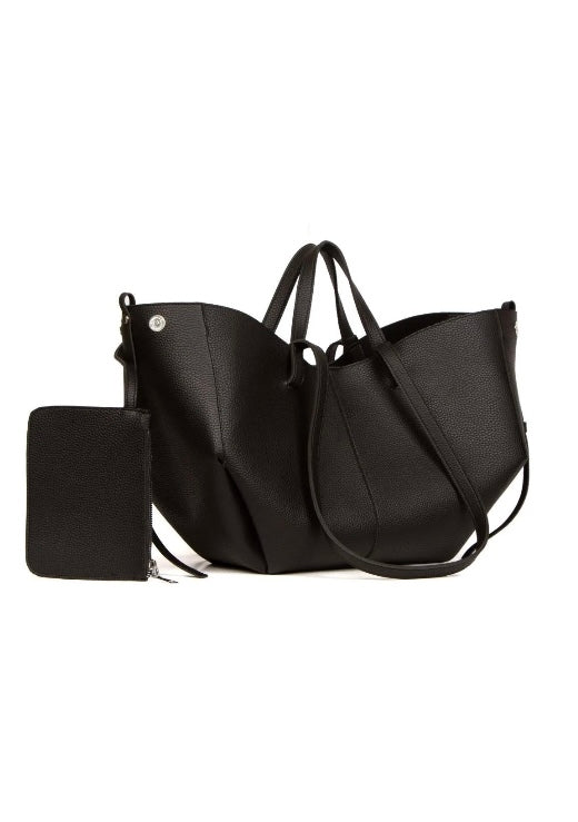 Structured Tote Bag Naz - Black